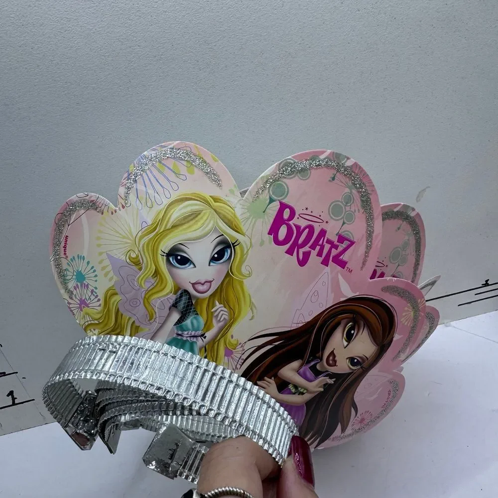 6 Bratz birthday hats girls with‎ sparkle crowns tiaras
